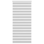 vidaXL Jaluzea tip zebra gri deschis lățime țesătură 90,9 cm poliester