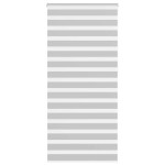 vidaXL Jaluzea tip zebra gri deschis lățime țesătură 110,9 m poliester