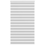 vidaXL Jaluzea tip zebra gri deschis lățime țesătură 115,9cm poliester