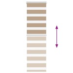 vidaXL Jaluzea tip zebra 40x100 cm lățime țesătură 35,9 cm poliester
