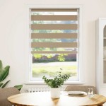 vidaXL Jaluzea tip zebra 80x100 cm lățime țesătură 75,9 cm poliester