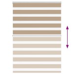 vidaXL Jaluzea tip zebra 100x100 cm lățime țesătură 95,9 cm poliester