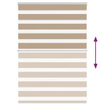 vidaXL Jaluzea tip zebra 110x100 cm lățime țesătură 105,9 cm poliester