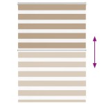 vidaXL Jaluzea tip zebra 115x100 cm lățime țesătură 110,9 cm poliester