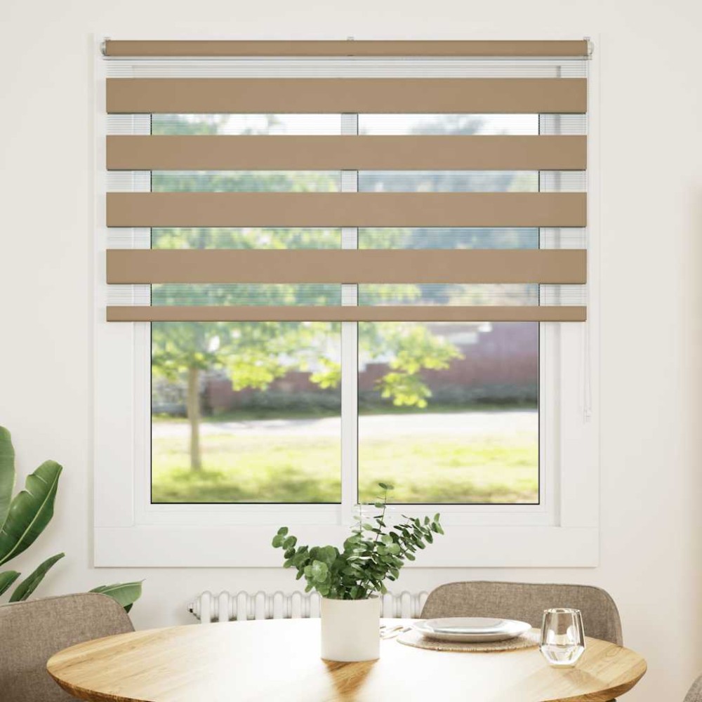 vidaXL Jaluzea tip zebra 120x100 cm lățime țesătură 115,9 cm poliester