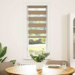 vidaXL Jaluzea tip zebra 40x150 cm lățime țesătură 35,9 cm poliester
