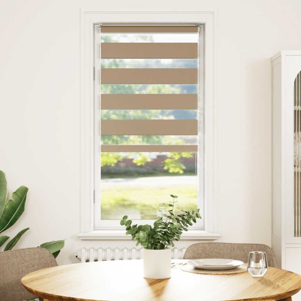 vidaXL Jaluzea tip zebra 55x150 cm lățime țesătură 50,9 cm poliester