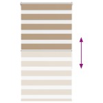vidaXL Jaluzea tip zebra 80x150 cm lățime țesătură 75,9 cm poliester