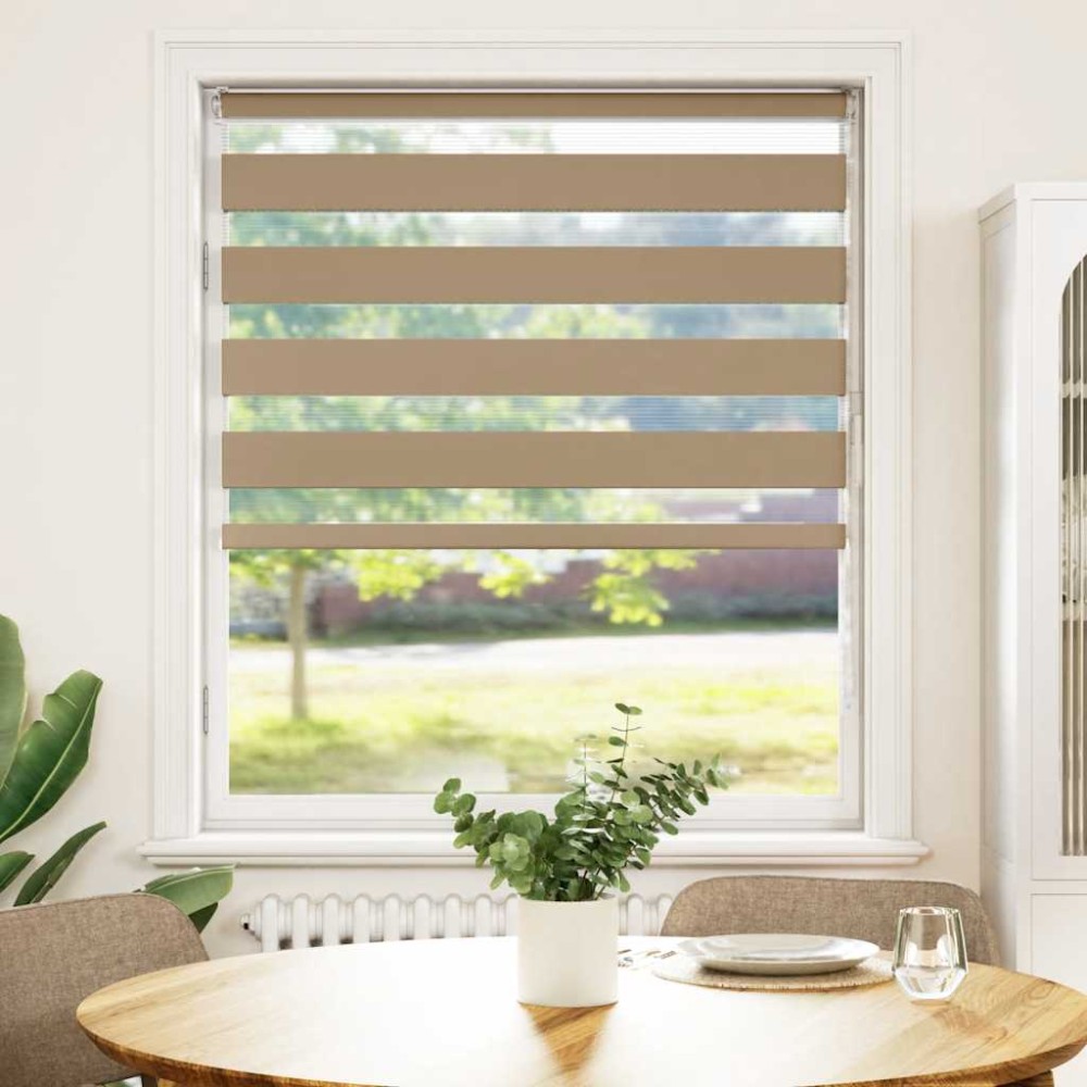 vidaXL Jaluzea tip zebra 105x150 cm lățime țesătură 100,9 cm poliester