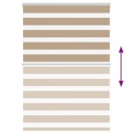 vidaXL Jaluzea tip zebra 110x150 cm lățime țesătură 105,9 cm poliester