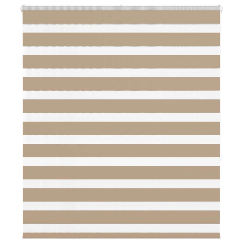 vidaXL Jaluzea tip zebra 130x150 cm lățime țesătură 125,9 cm poliester