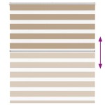 vidaXL Jaluzea tip zebra 135x150 cm lățime țesătură 130,9 cm poliester vidaXL Jaluzea tip zebra 135x150 cm lățime țesătură 130,9 cm poliester