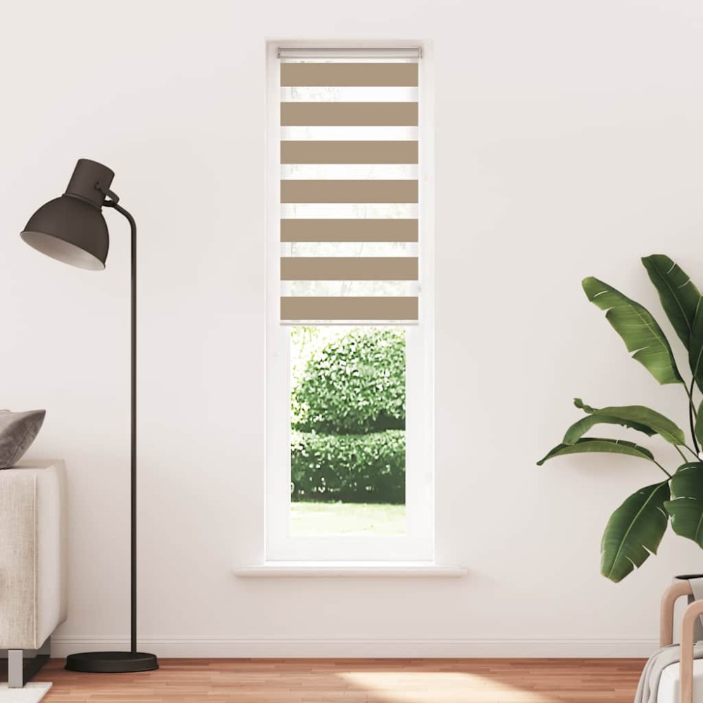 vidaXL Jaluzea tip zebra 65x200 cm lățime țesătură 60,9 cm poliester
