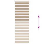 vidaXL Jaluzea tip zebra 70x200 cm lățime țesătură 65,9 cm poliester