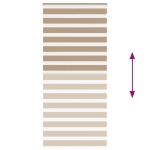 vidaXL Jaluzea tip zebra 115x200 cm lățime țesătură 110,9 cm poliester