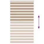vidaXL Jaluzea tip zebra 135x200 cm lățime țesătură 130,9 cm poliester