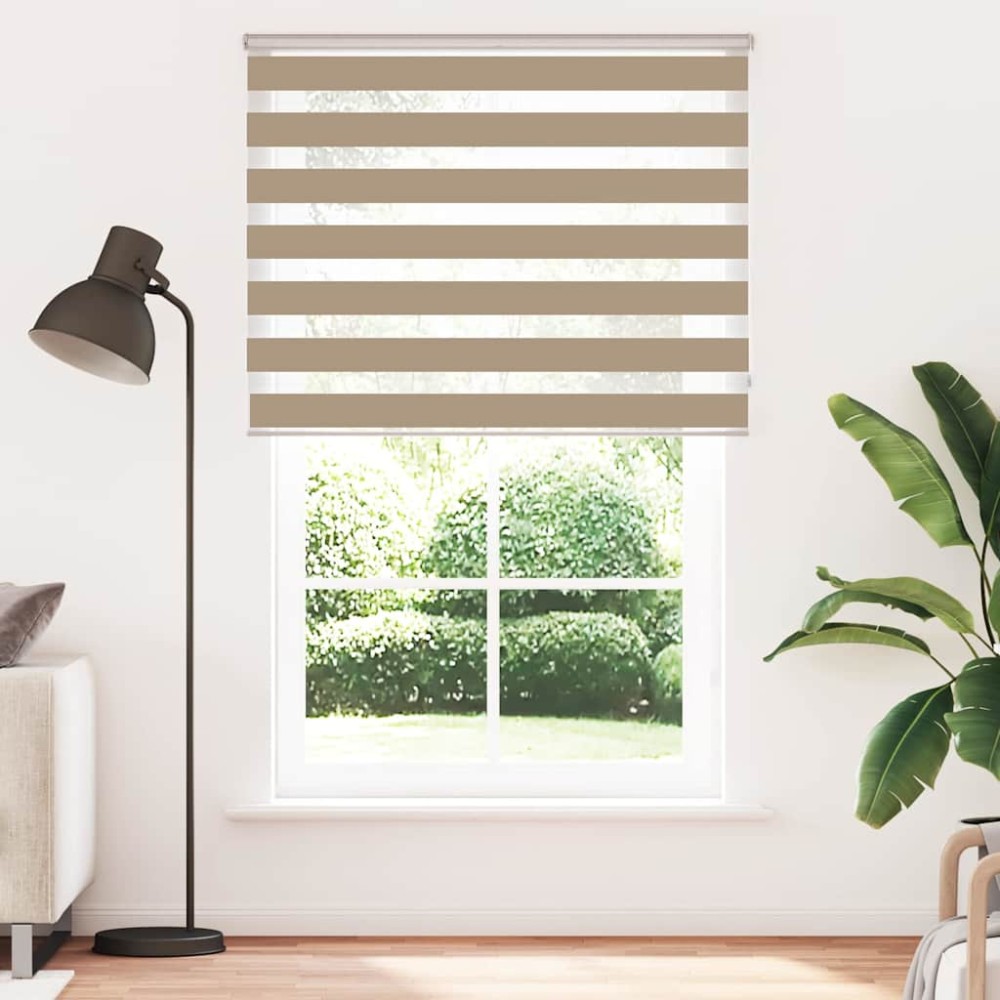 vidaXL Jaluzea tip zebra 150x200 cm lățime țesătură 145,9 cm poliester