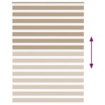 vidaXL Jaluzea tip zebra 160x200 cm lățime țesătură 155,9 cm poliester