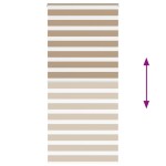 vidaXL Jaluzea tip zebra 95x230 cm lățime țesătură 90,9 cm poliester