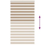 vidaXL Jaluzea tip zebra 130x230 cm lățime țesătură 125,9 cm poliester