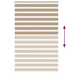 vidaXL Jaluzea tip zebra 145x230 cm lățime țesătură 140,9 cm poliester