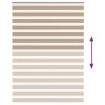 vidaXL Jaluzea tip zebra 165x230 cm lățime țesătură 160,9 cm poliester