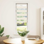vidaXL Jaluzea tip zebra 40x100 cm lățime țesătură 35,9 cm poliester