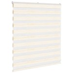 vidaXL Jaluzea tip zebra 125x100 cm lățime țesătură 120,9 cm poliester