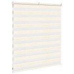 vidaXL Jaluzea tip zebra 125x100 cm lățime țesătură 120,9 cm poliester