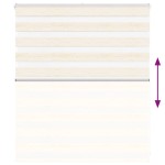 vidaXL Jaluzea tip zebra 135x100 cm lățime țesătură 130,9 cm poliester