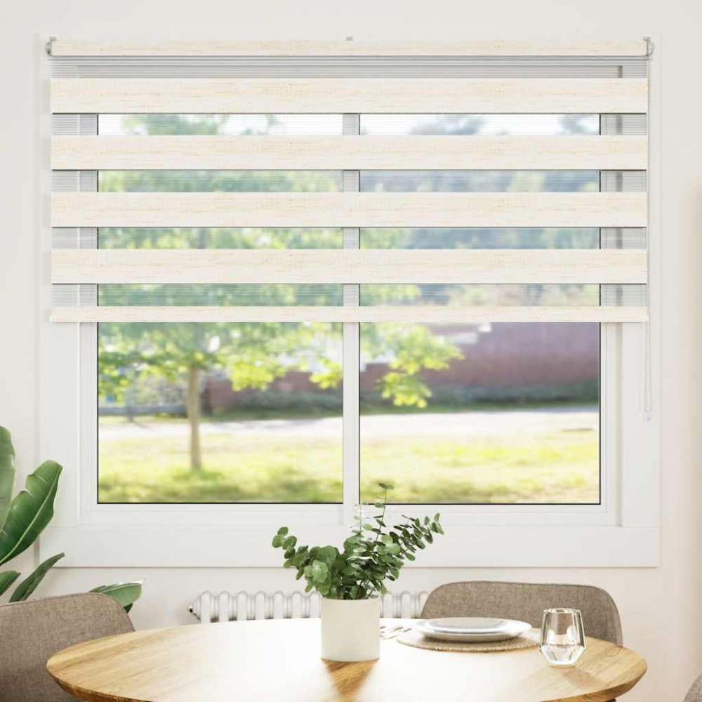 vidaXL Jaluzea tip zebra 160x100 cm lățime țesătură 155,9 cm poliester