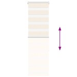 vidaXL Jaluzea tip zebra 40x150 cm lățime țesătură 35,9 cm poliester