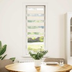 vidaXL Jaluzea tip zebra 45x150 cm lățime țesătură 40,9 cm poliester