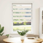 vidaXL Jaluzea tip zebra 80x150 cm lățime țesătură 75,9 cm poliester