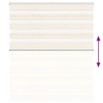 vidaXL Jaluzea tip zebra 120x150 cm lățime țesătură 115,9 cm poliester