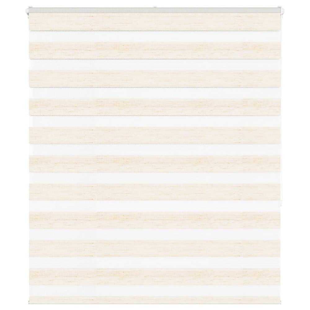 vidaXL Jaluzea tip zebra 135x150 cm lățime țesătură 130,9 cm poliester