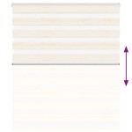 vidaXL Jaluzea tip zebra 135x150 cm lățime țesătură 130,9 cm poliester