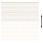 vidaXL Jaluzea tip zebra 145x150 cm lățime țesătură 140,9 cm poliester