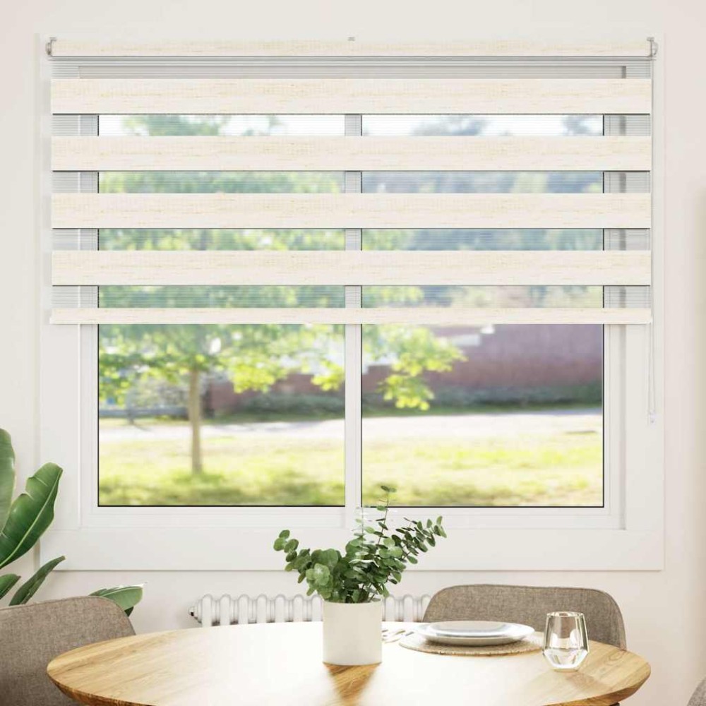 vidaXL Jaluzea tip zebra 155x150 cm lățime țesătură 150,9 cm poliester