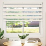 vidaXL Jaluzea tip zebra 155x150 cm lățime țesătură 150,9 cm poliester
