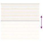 vidaXL Jaluzea tip zebra 165x150 cm lățime țesătură 160,9 cm poliester