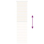 vidaXL Jaluzea tip zebra 55x200 cm lățime țesătură 50,9 cm poliester