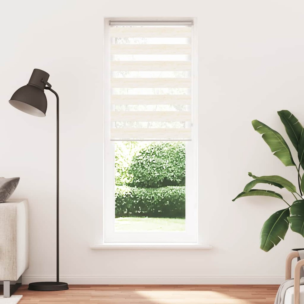 vidaXL Jaluzea tip zebra 75x200 cm lățime țesătură 70,9 cm poliester