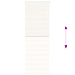 vidaXL Jaluzea tip zebra 75x200 cm lățime țesătură 70,9 cm poliester