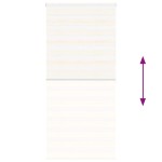 vidaXL Jaluzea tip zebra 100x200 cm lățime țesătură 95,9 cm poliester