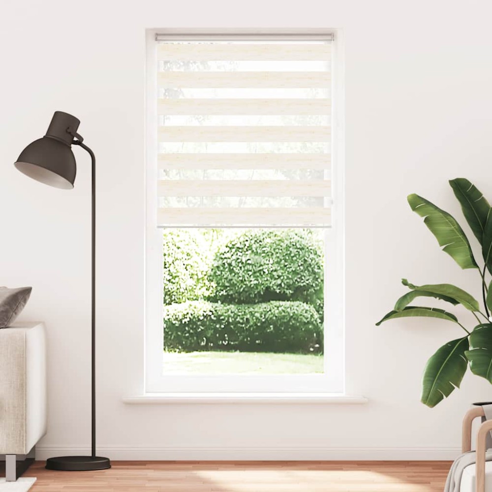 vidaXL Jaluzea tip zebra 110x200 cm lățime țesătură 105,9 cm poliester