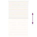 vidaXL Jaluzea tip zebra 125x200 cm lățime țesătură 120,9 cm poliester