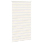 vidaXL Jaluzea tip zebra 130x200 cm lățime țesătură 125,9 cm poliester