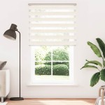 vidaXL Jaluzea tip zebra 135x200 cm lățime țesătură 130,9 cm poliester