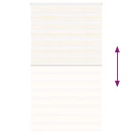 vidaXL Jaluzea tip zebra 135x200 cm lățime țesătură 130,9 cm poliester